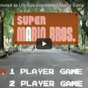 Super Mario Bros realtà aumentata Central Park